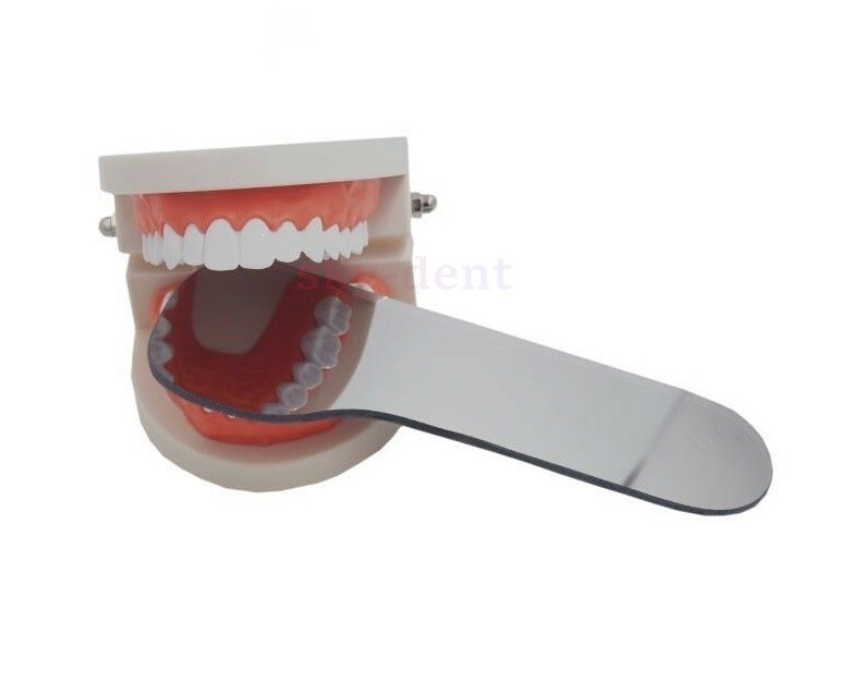 Dental Orthodontic Intraoral Photographic Occlusal Double-sided Glass Mirror 1pc