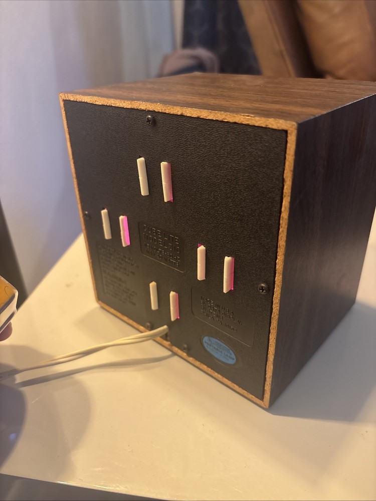MCM Cube Lite 310 Disco Psychedelic Light Data Display Systems Vintage Works!