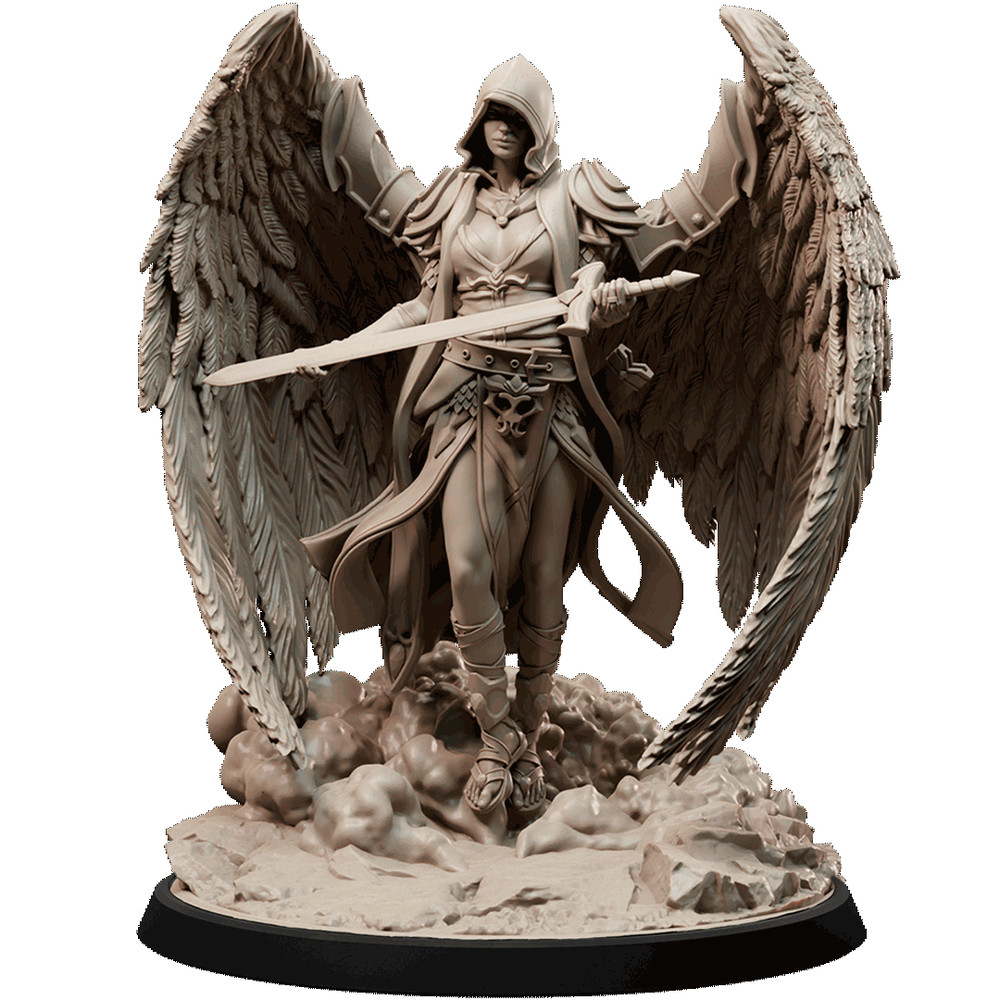 D&D Planetar Celestial 28mm and 32mm Scale Mini TTRPG