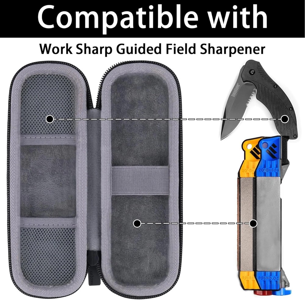Hard Travel Carrying Case For Work Sharp Guided Field Sharpener/Benchmade