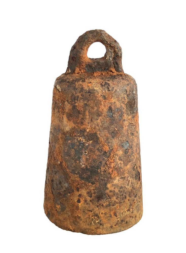 Vintage Cast Iron Hanging Corn Scale 4 Pound Weight