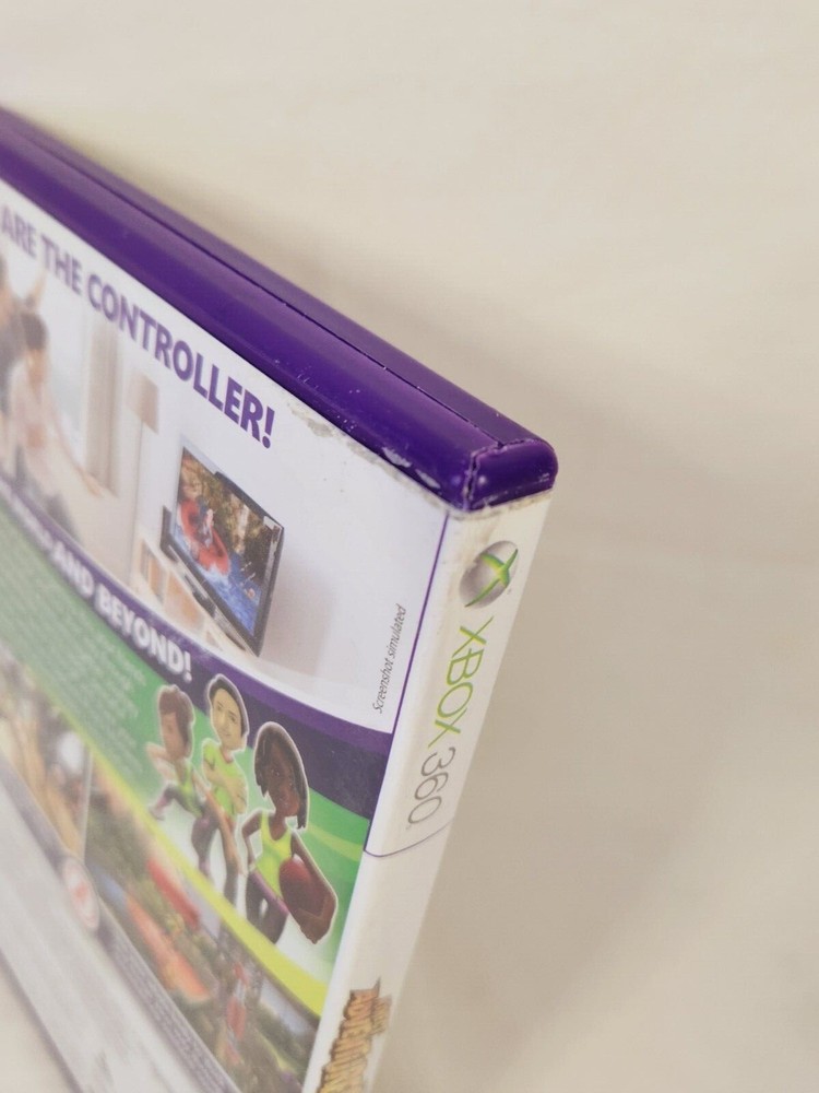 Microsoft Xbox 360 Kinect Black Sensor Bar Model 1414 & Kinect Adventure CIB