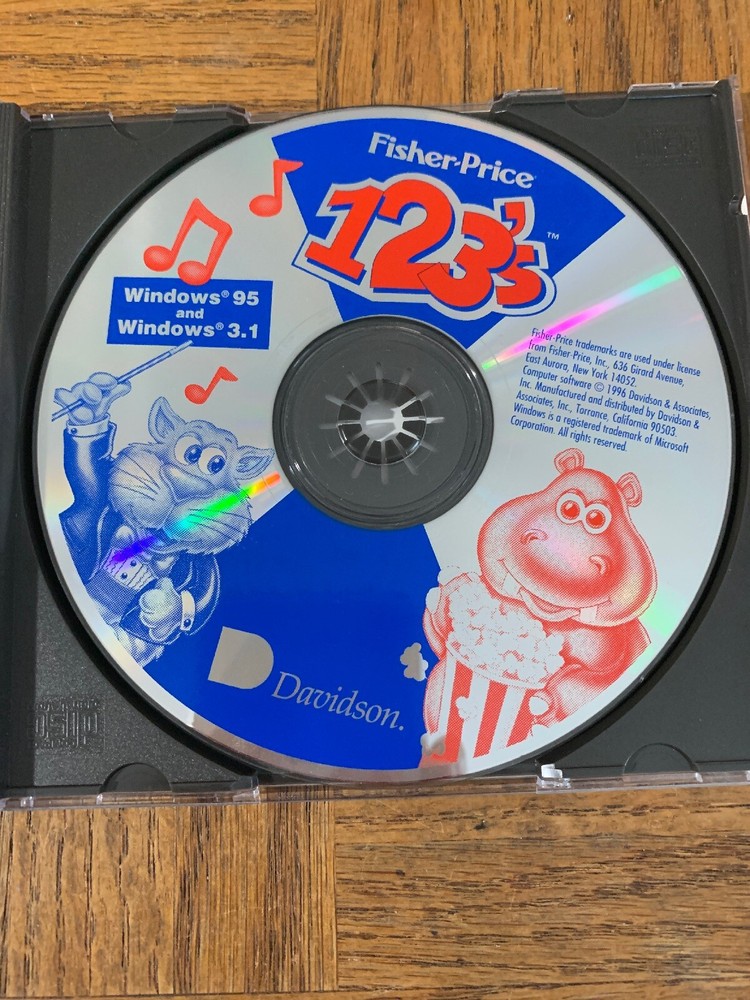 Fisher Price 123s Computer Software