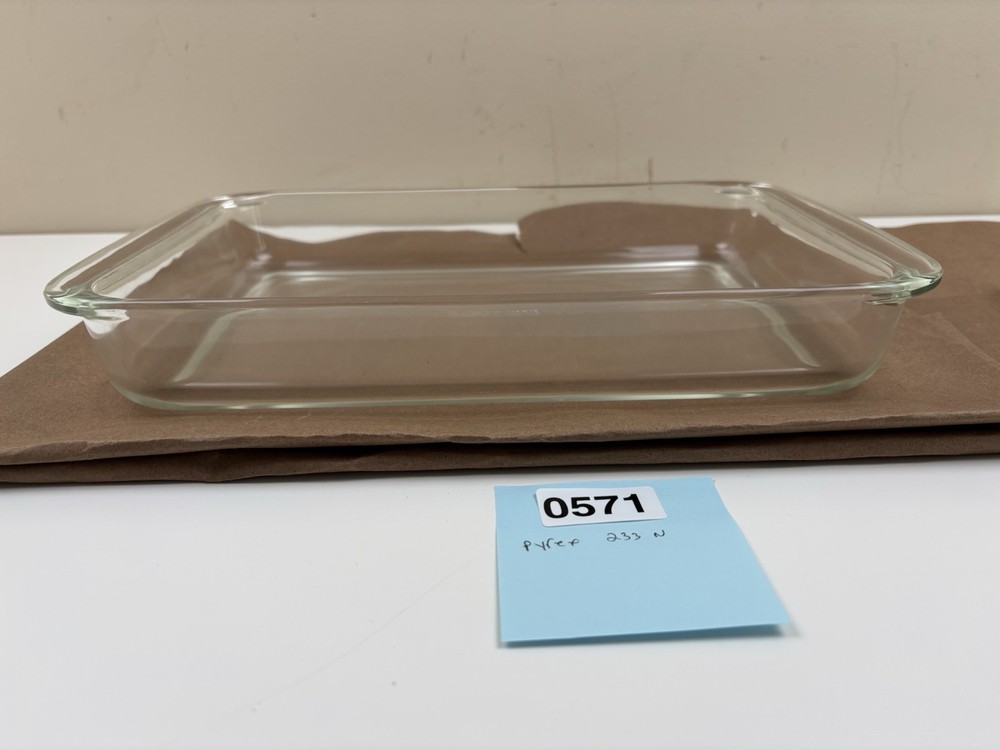 Pyrex 233-n Vintage Baking Dish Clear