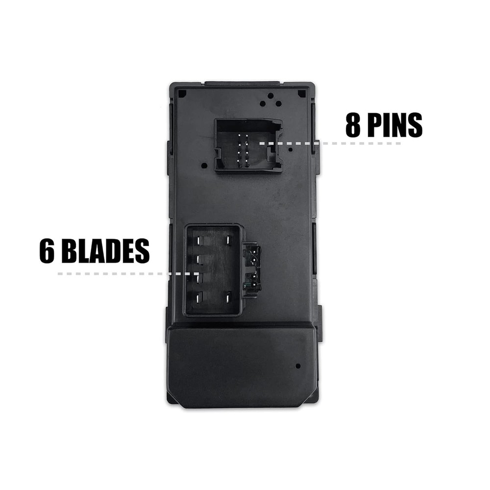 Master Power Window Switch Driver Side Compatible with 2007-2014 Chevrolet Silve