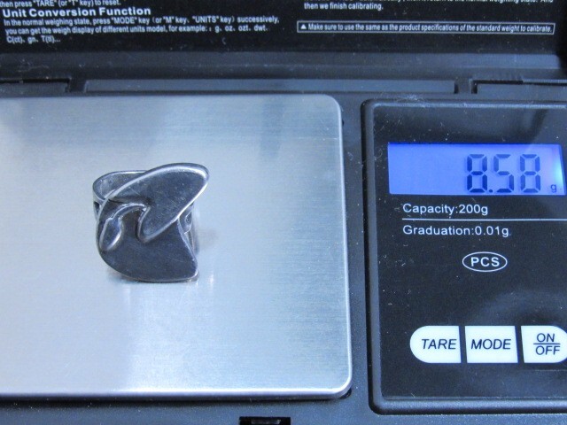 artisan sterling silver ring