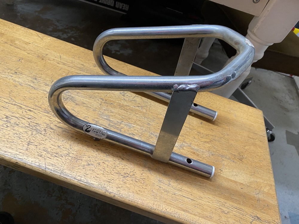 Removable / Quick Detach Motorcycle Wheel Chock Permanent 5 1/2" Inside Width