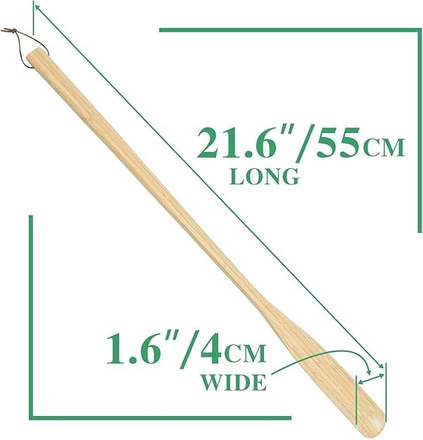 Bamboo Wooden Shoe Horn, Wood Shoe Horn, Solid Shoe Helper, Wooden ShoeHorn