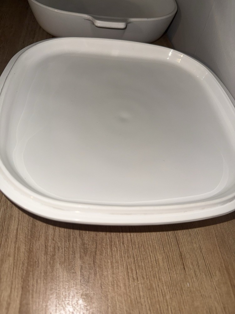 Corning Ware Blue Cornflower Pyroceram 10" Casserole Baking Dish