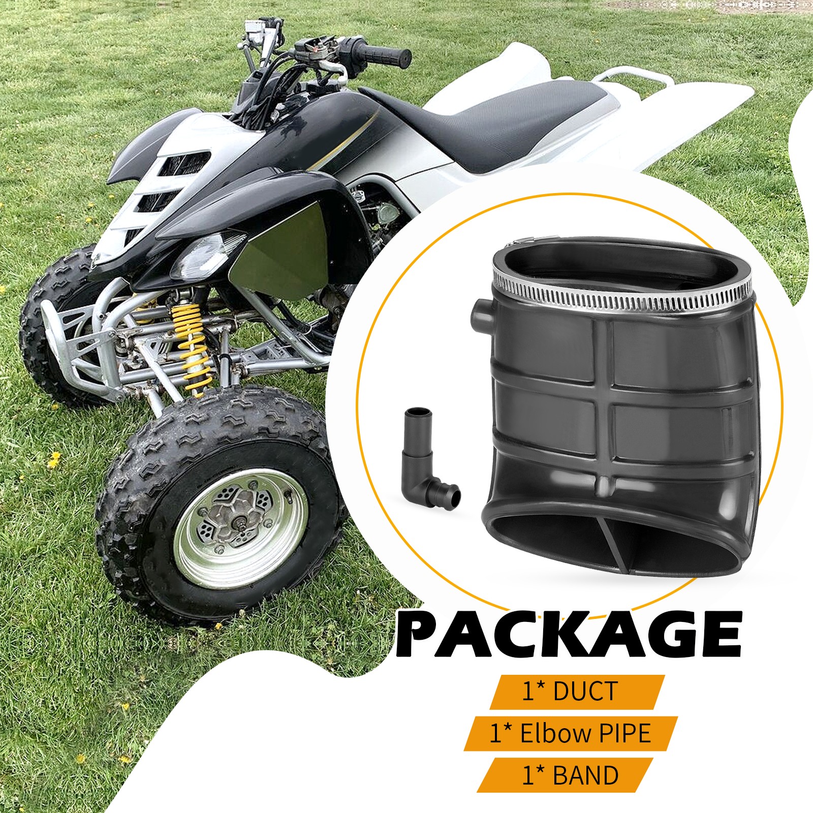 2001-2005 for Yamaha Raptor 660r YFM660R Air Box Intake Duct 5LP-14437-00-00