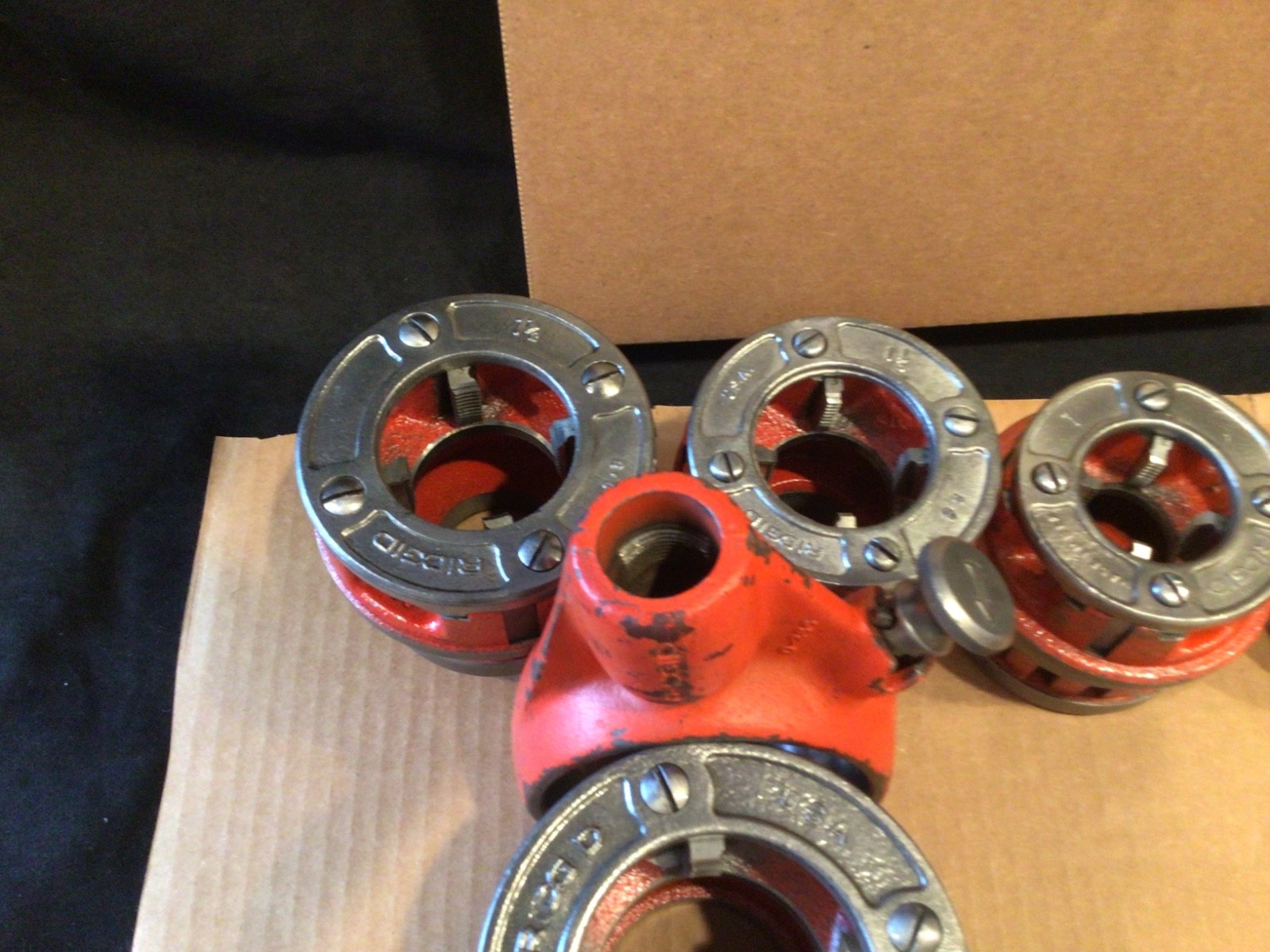 RIDGID 12 R PIPE THREADING DIE SET 1/2"-2", 6 Die Heads, FITS RIDGID 700 12R