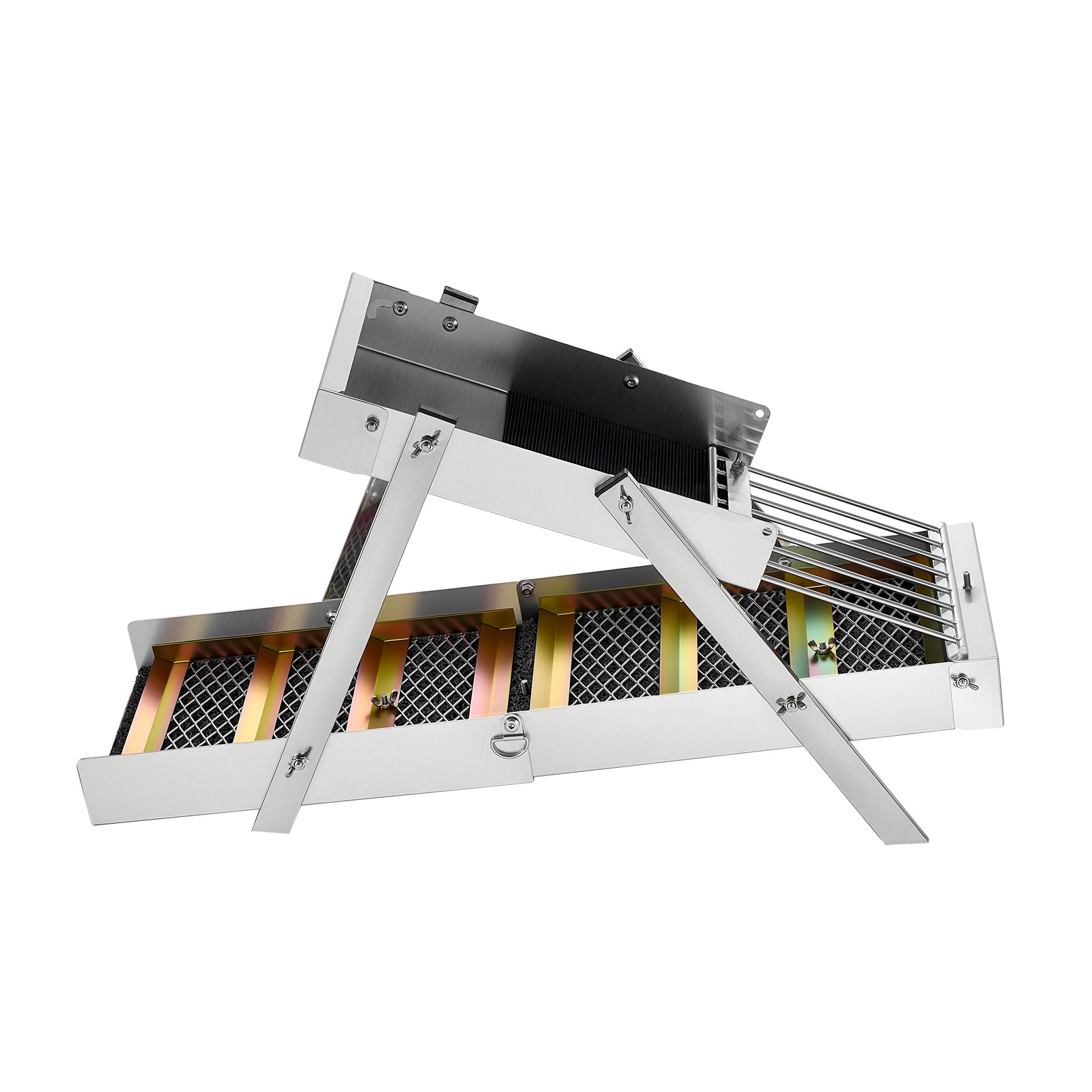 Uimoso Folding Highbanker Gold Panning Kit with 50" Sluice Box