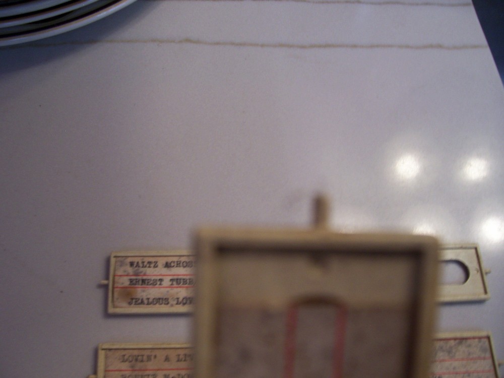 Seeburg jukebox DEC Wallbox pages