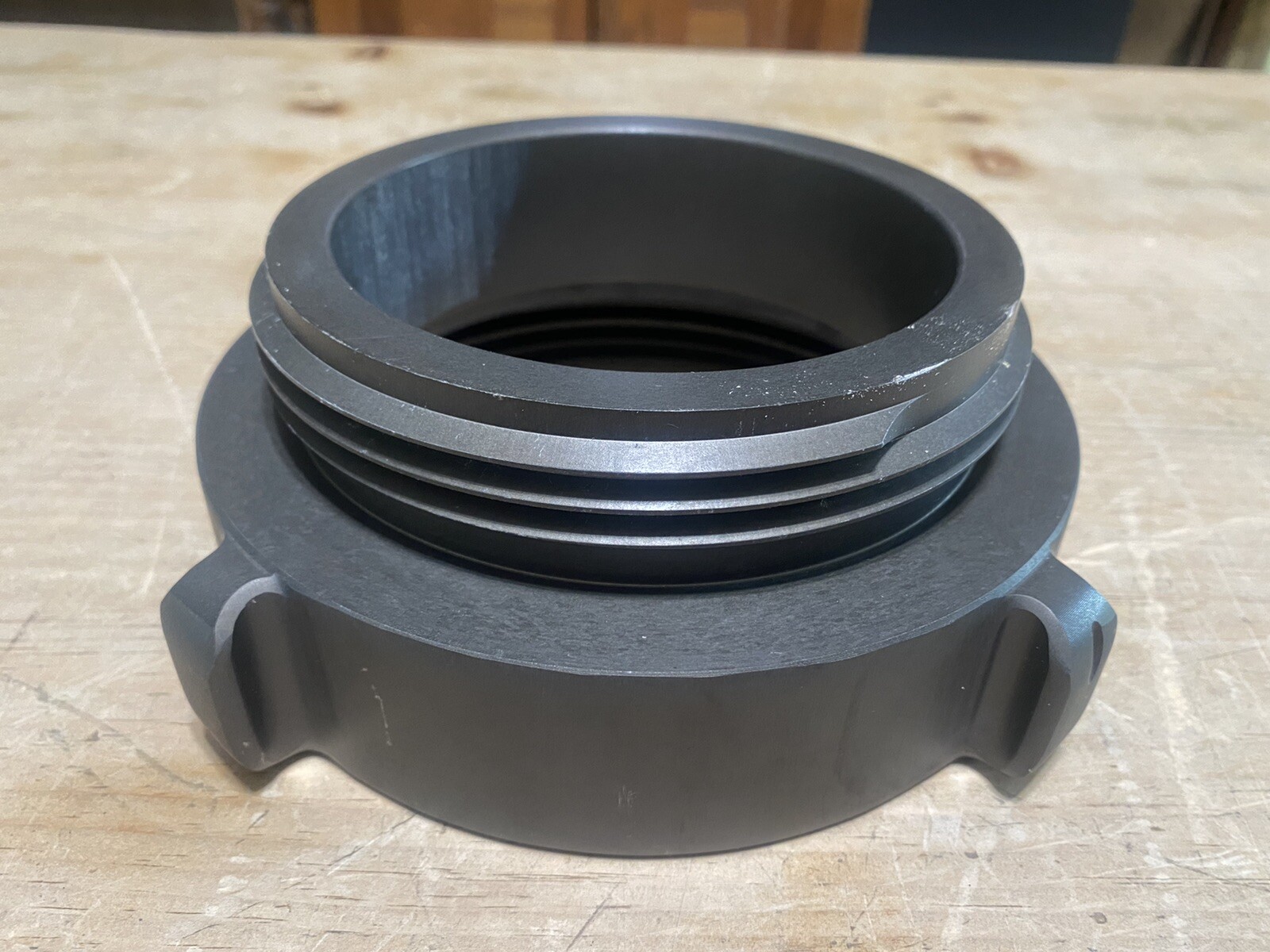 Red Head 4 1/2 NH Male to 5 NH Female Style 37 Rocker Lug Coupler Adapter Alum