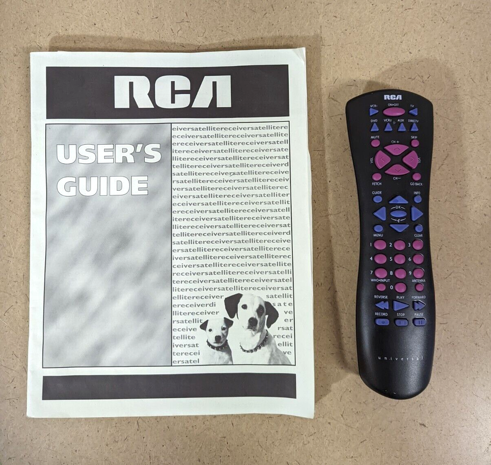 RCA DIRECTV Plus Satellite 7M09 Receiver DRD420RE w/ Remote & User's Guide