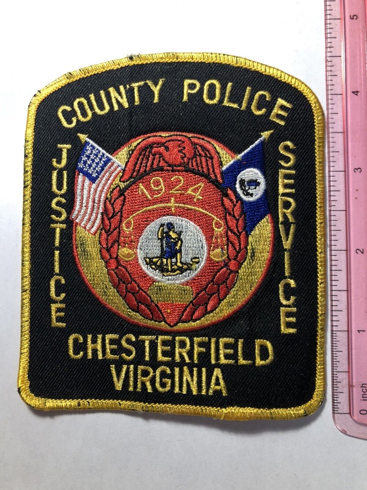 Chesterfield Virginia County Police Patch