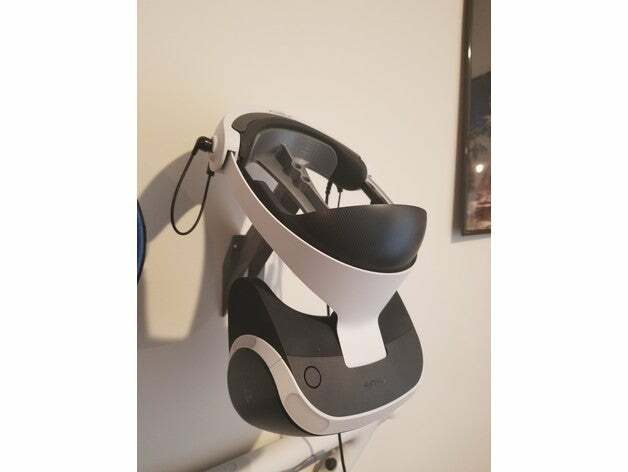PSVR Headset Wall Mount Twitch Streamer Room
