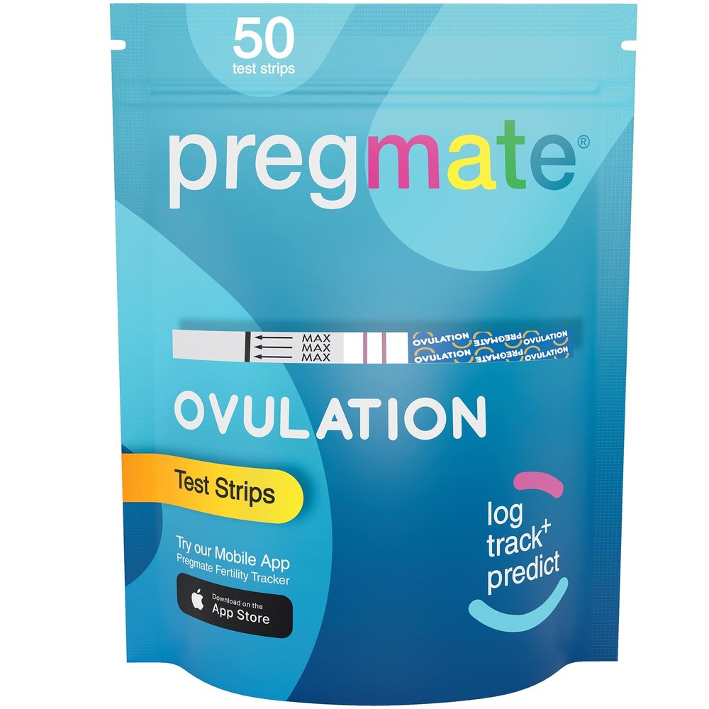 Pregmate 50 Ovulation Test Strips Predictor Kit 50 Count