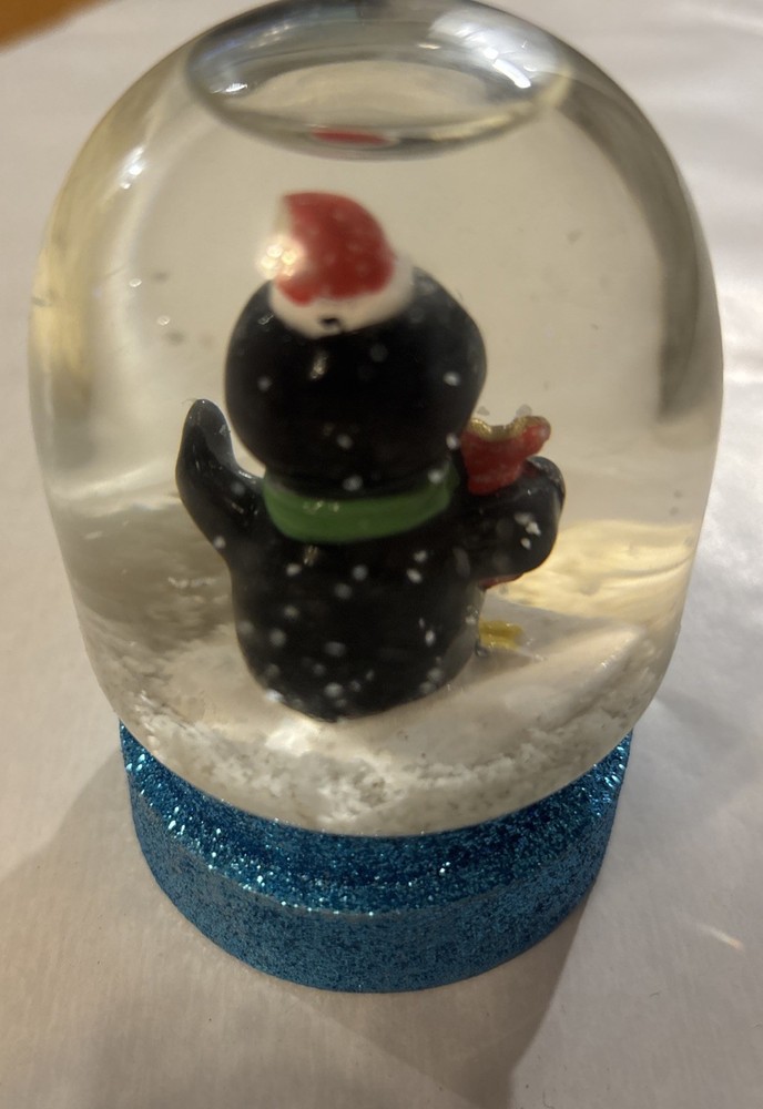 Mini Penguin Holiday Snowglobe