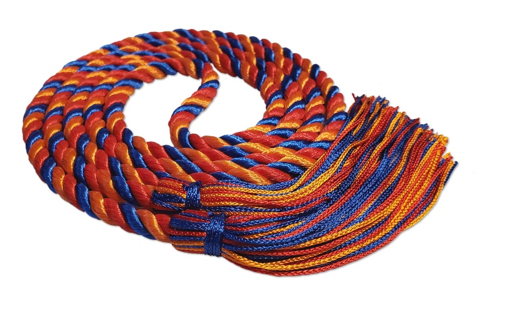 Honor Cord: Royal-Red-Orange