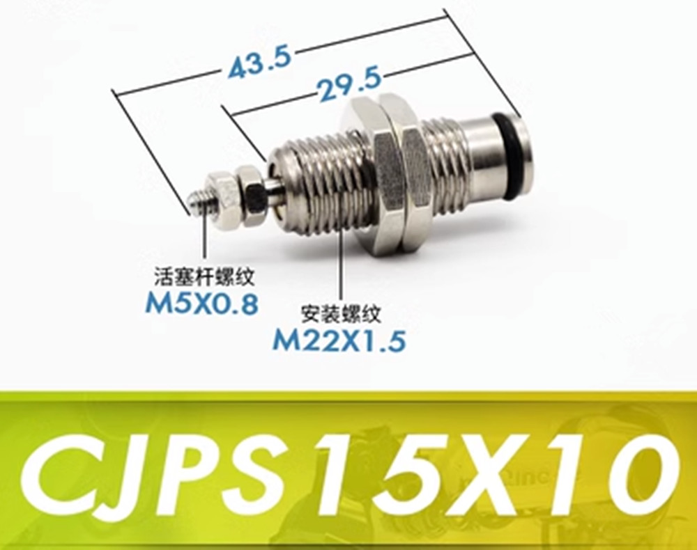 New 1pc CJPS15-10  Pin cylinder CJPS  SMC  type single acting spring return