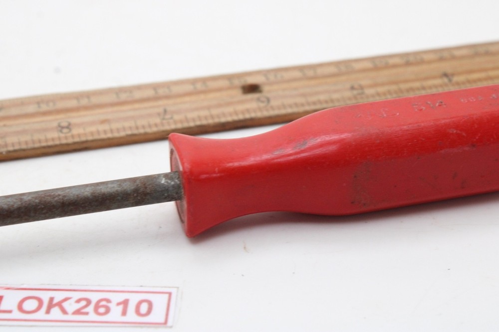 Mac Tools S14A 3-1/2" Brake Spring Retainer Tool Red Hard Handle USA