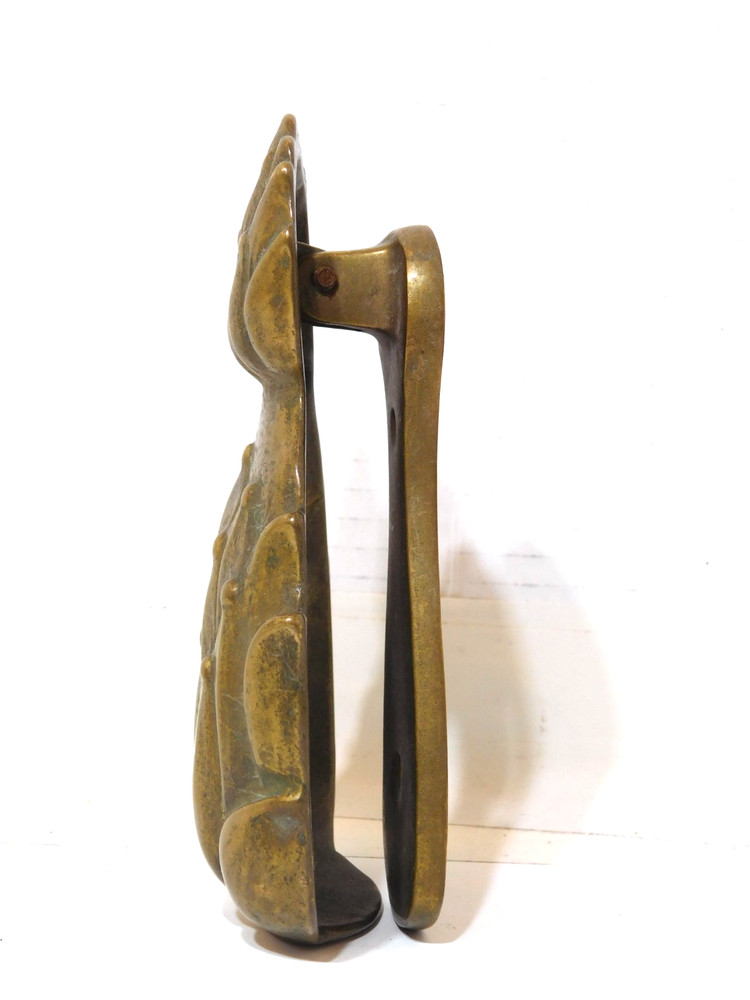 Vintage 6" Brass Pineapple Door Knocker