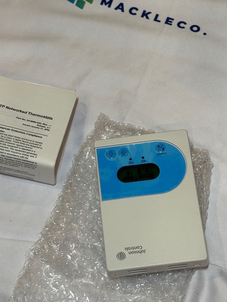 Johnson Controls TEC2647-2 BACnet MS/TP Network Thermostat 24VAC