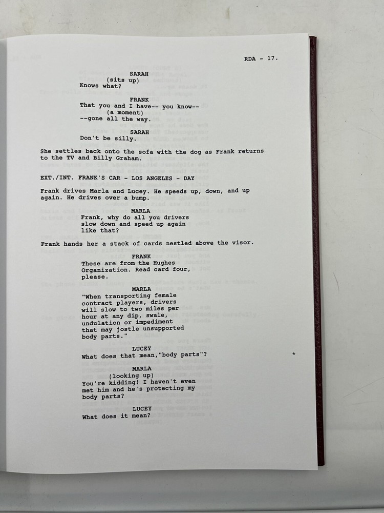 RULES DON'T APPLY - SCRIPT by WARREN BEATTY - PRIVATELY PRINTED - Hardbound