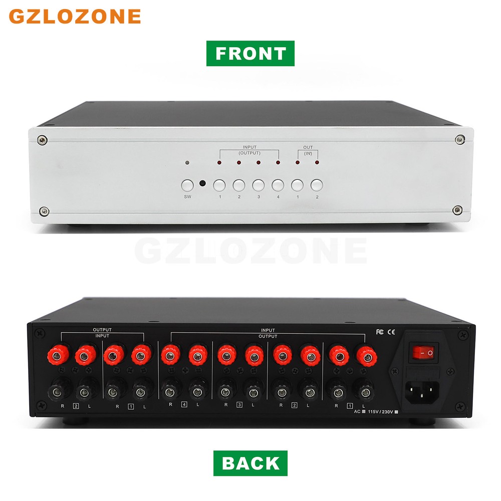 ZEROZONE ZL01 Remote Select Speaker Switcher/Amplifier Switcher