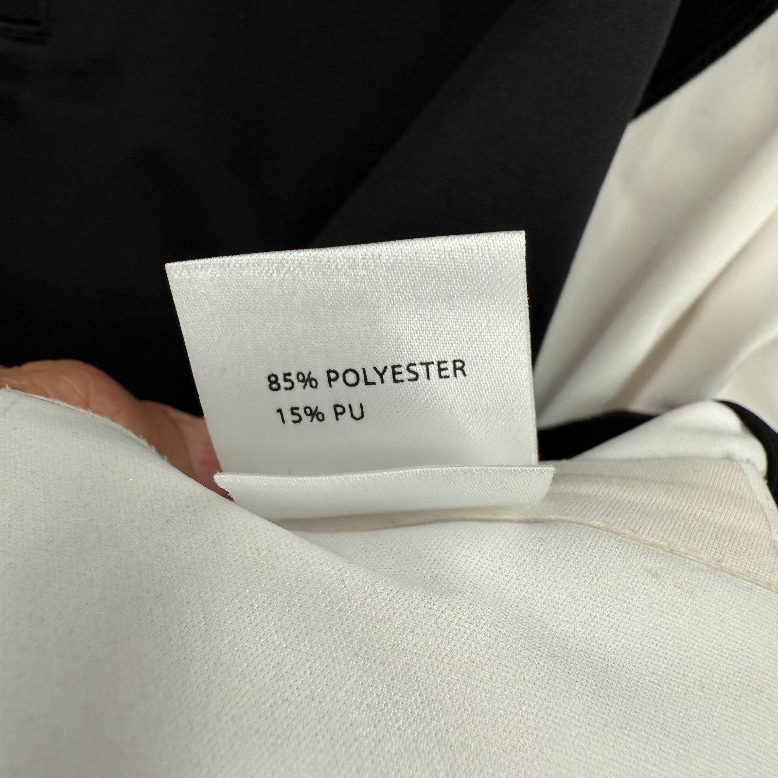 Masters Tech Men’s Small Golf Quarter Zip Pullover Black White Augusta Logo