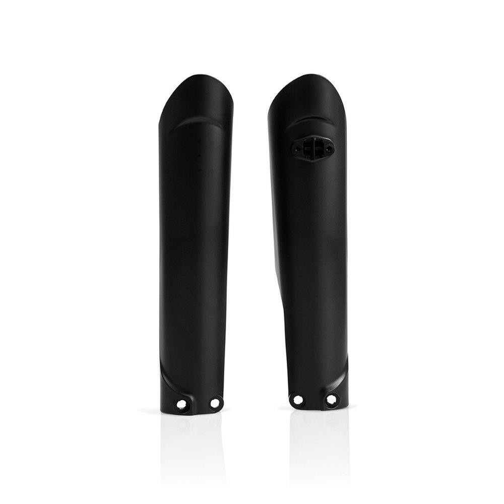 Acerbis 2470680001 Lower Fork Covers - Black Black
