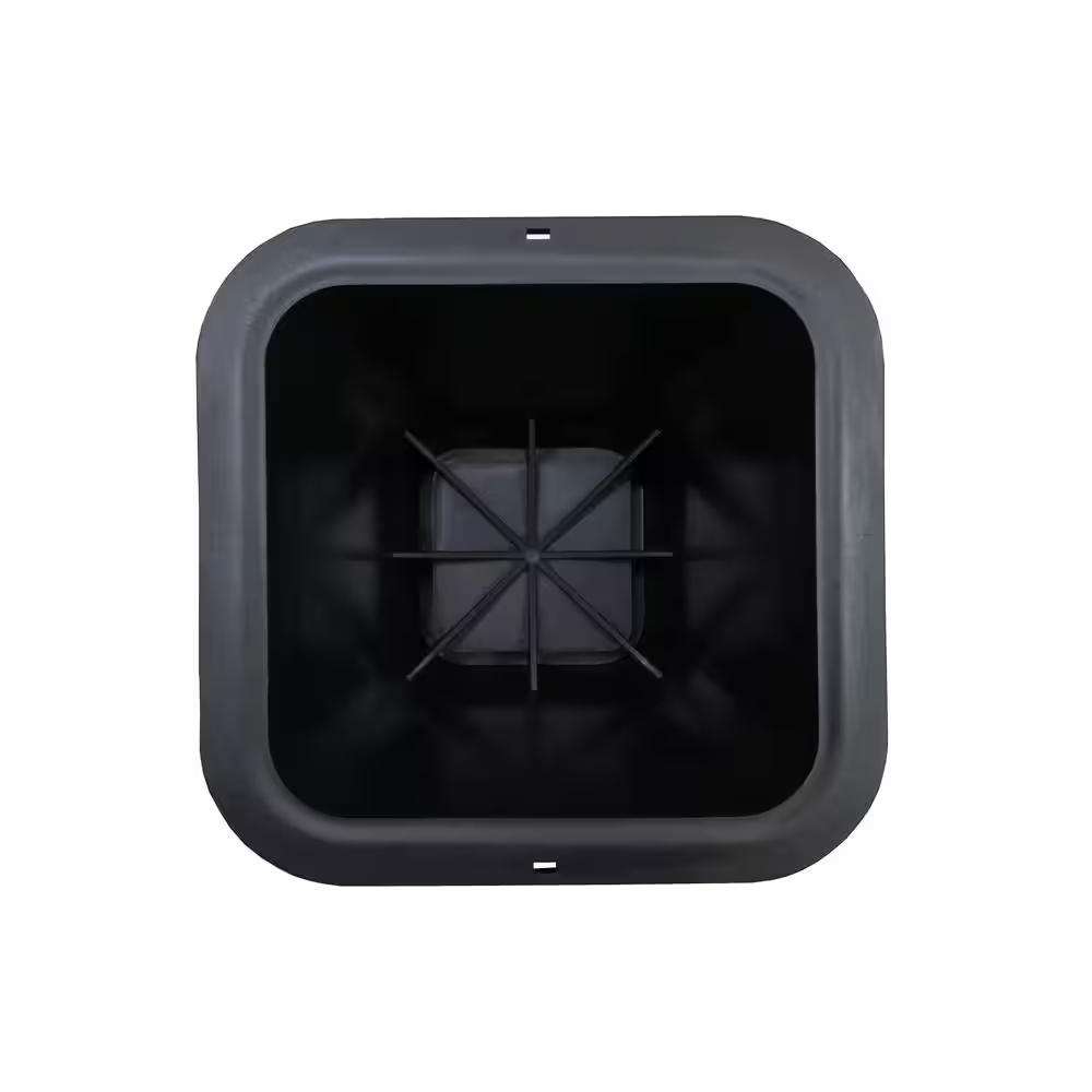 6 Inch Bed Risers 4-Pack Durable Heavy Duty Construction Ensures Black New