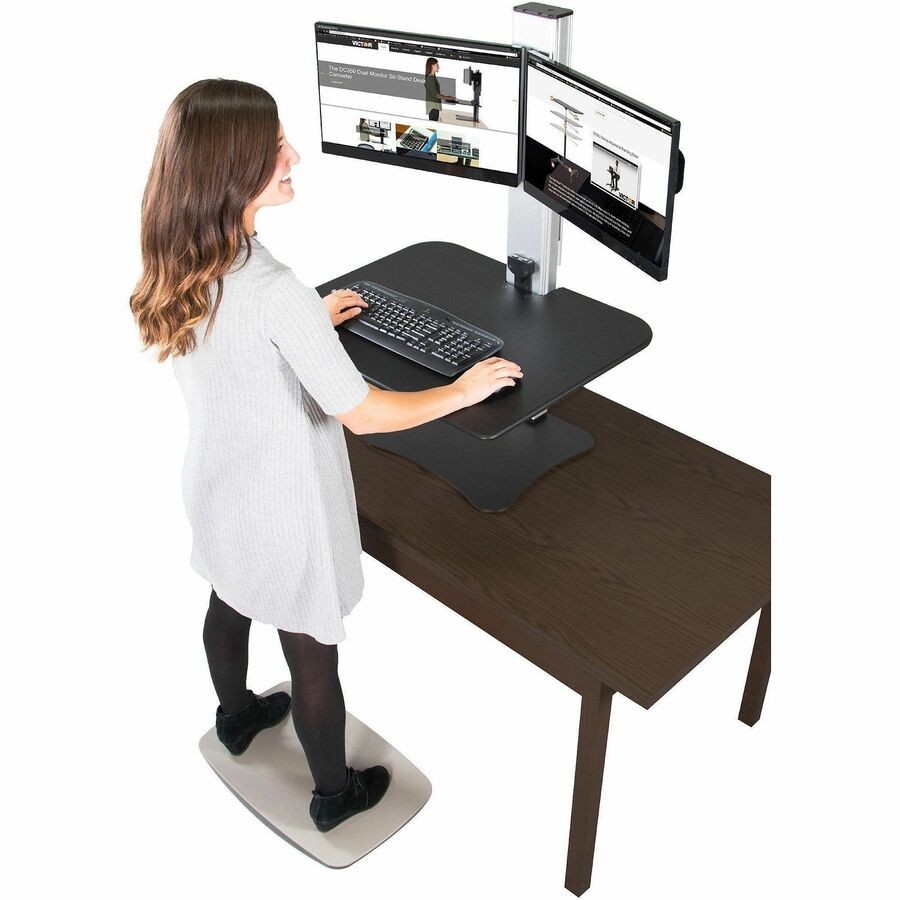 Victor DC450 Electronic Standing Desk Workstation