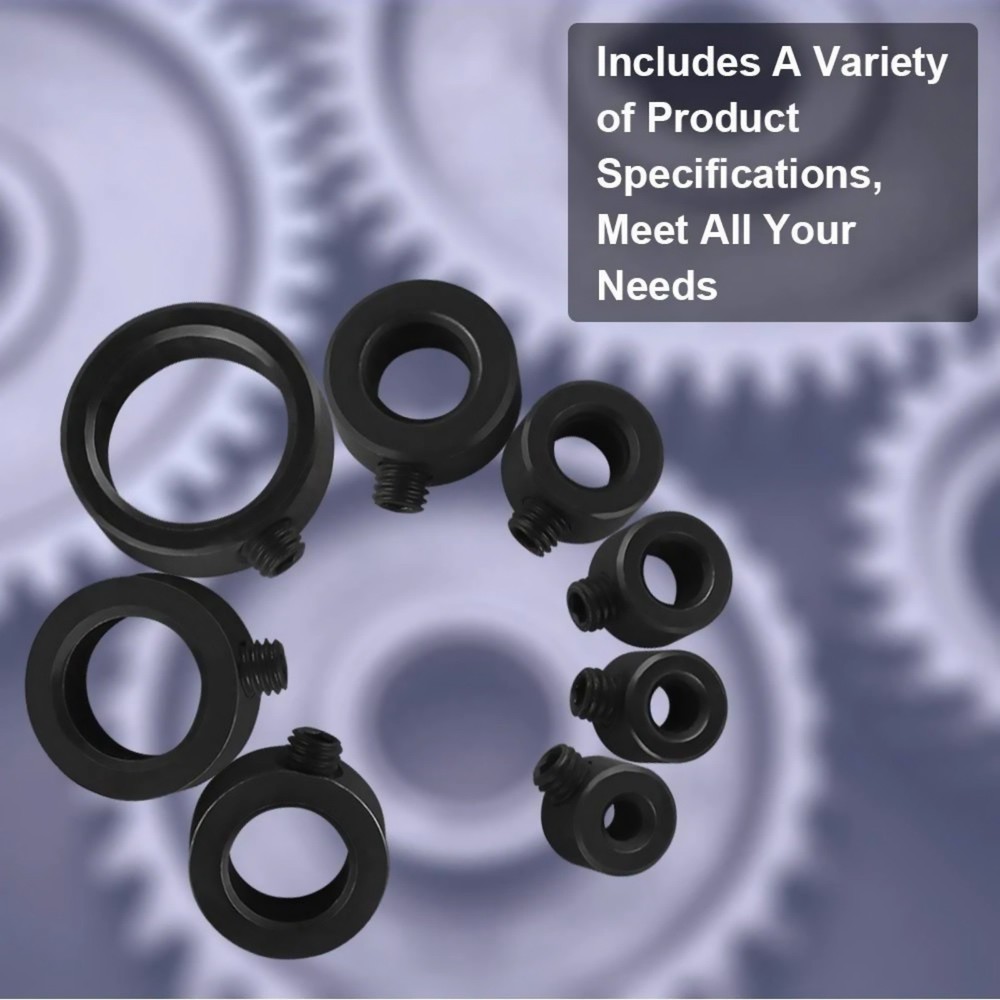 18 Piece Depth Stop Drill Bit Set with Positioner Rings and 2 Hex Wrenches