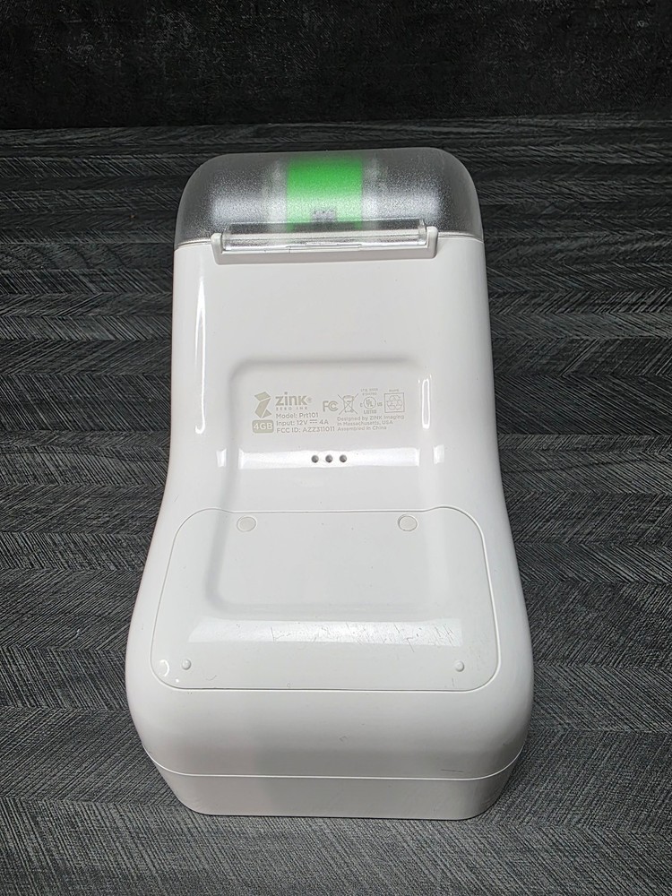 Zink Zero Ink Happy+ Touch Screen Printer Technology Tested No Power Supply