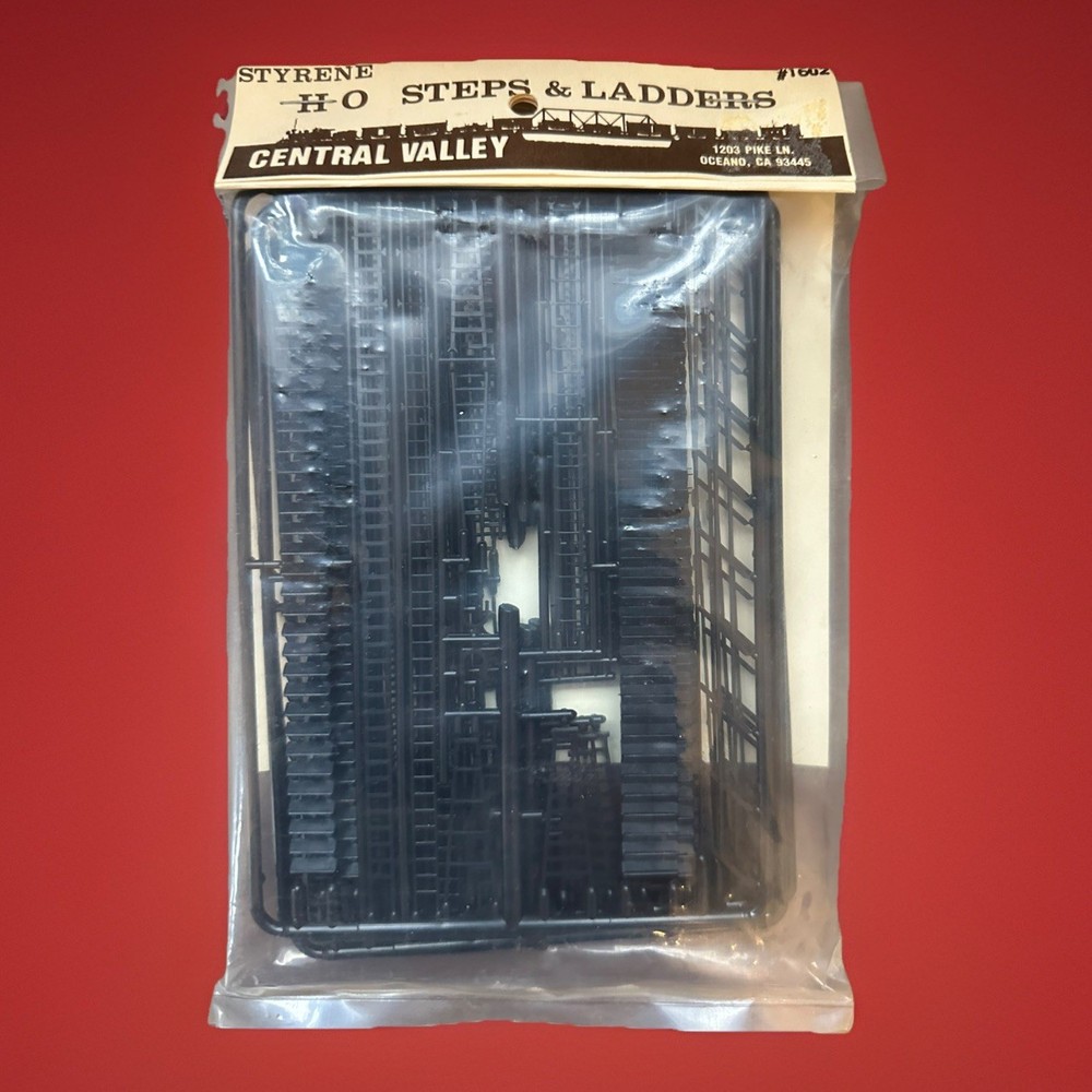 Central Valley Models 1602 HO Scale Steps & Ladders Plastic Kit