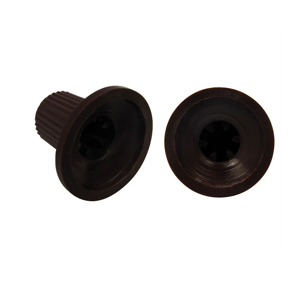 12PCS Guitar AMP Knob Amplifier Skirted Knobs Black Silver Cap For Fender BB