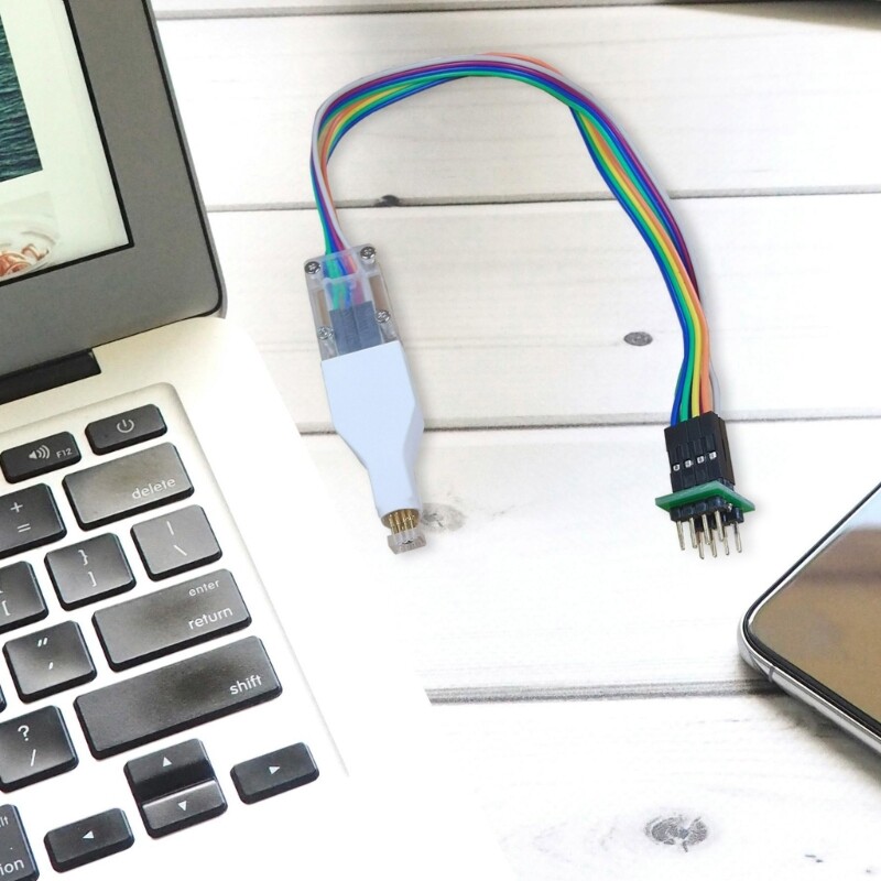 SOP8 150mil Connectors Test Clip Cable 4.4mm Space For EEPROM Programming