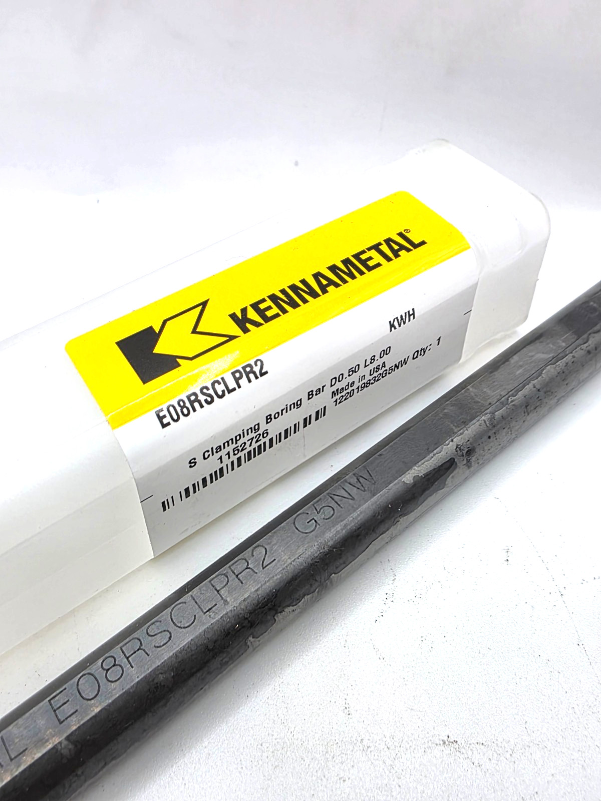 Kennametal Indexable Solid Carbide Boring Bar E08RSCLPR2 1/2" Shank CCMT Insert