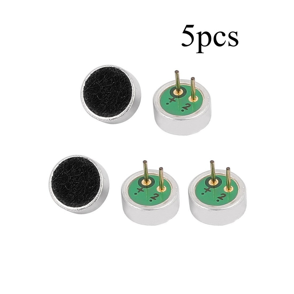 5pc 6x2.7mm 30-44dB Electret Condenser Microphone High Sensitivity Pickup