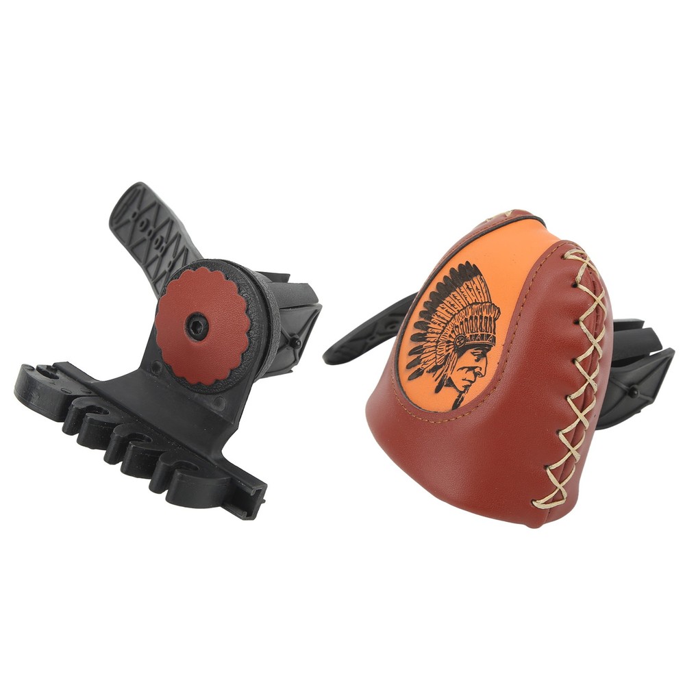 Quiver Quick Release System 4 Arrows Brown Leather Material Quiv NY