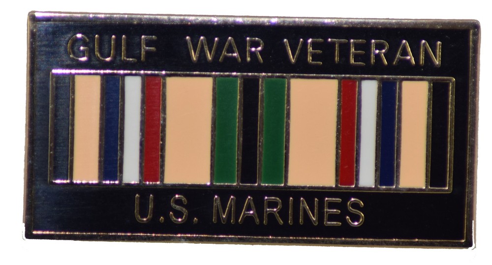 GULF WAR VET USMC HAT PIN