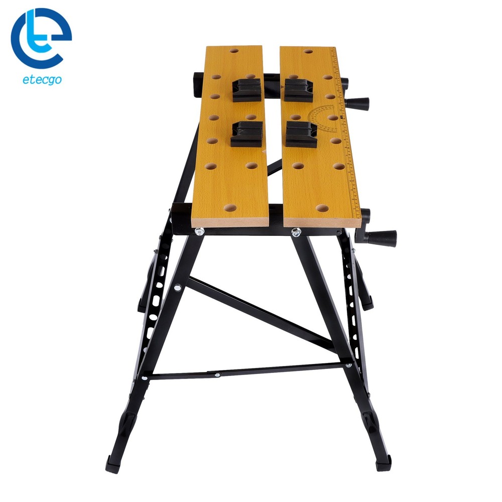 Workbench Multi-Purpose 220Lbs Foldable With Measuring Ruler & Protractor