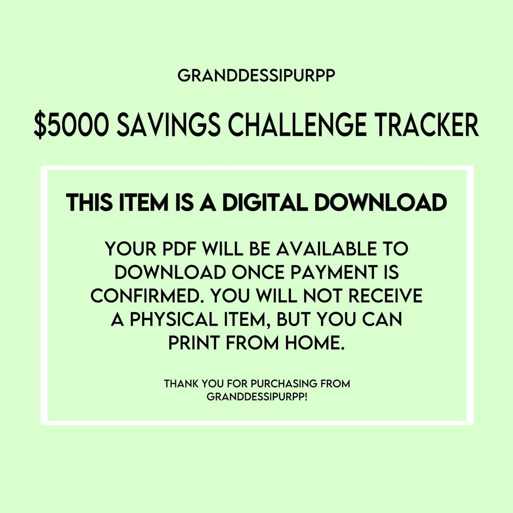 5K Hello Kitty Money Tracker