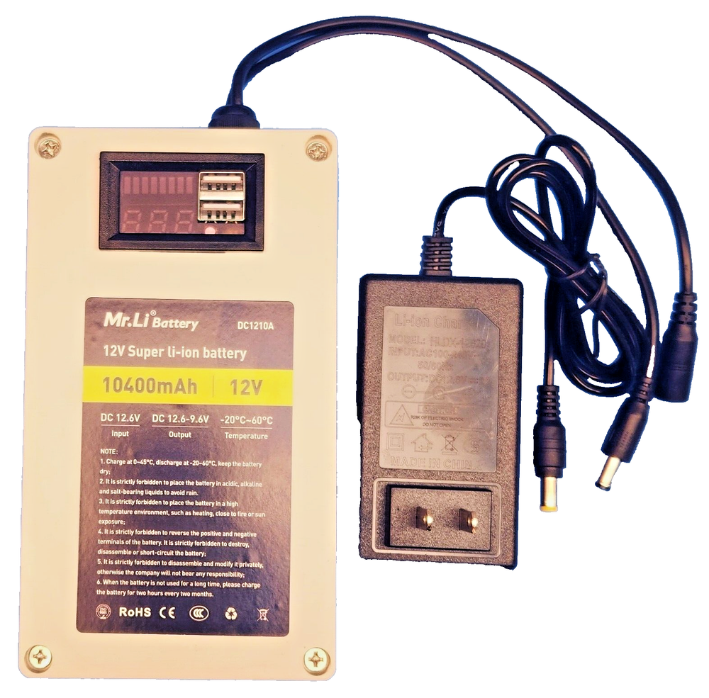 Battery Pack 12V 100 Watt USB