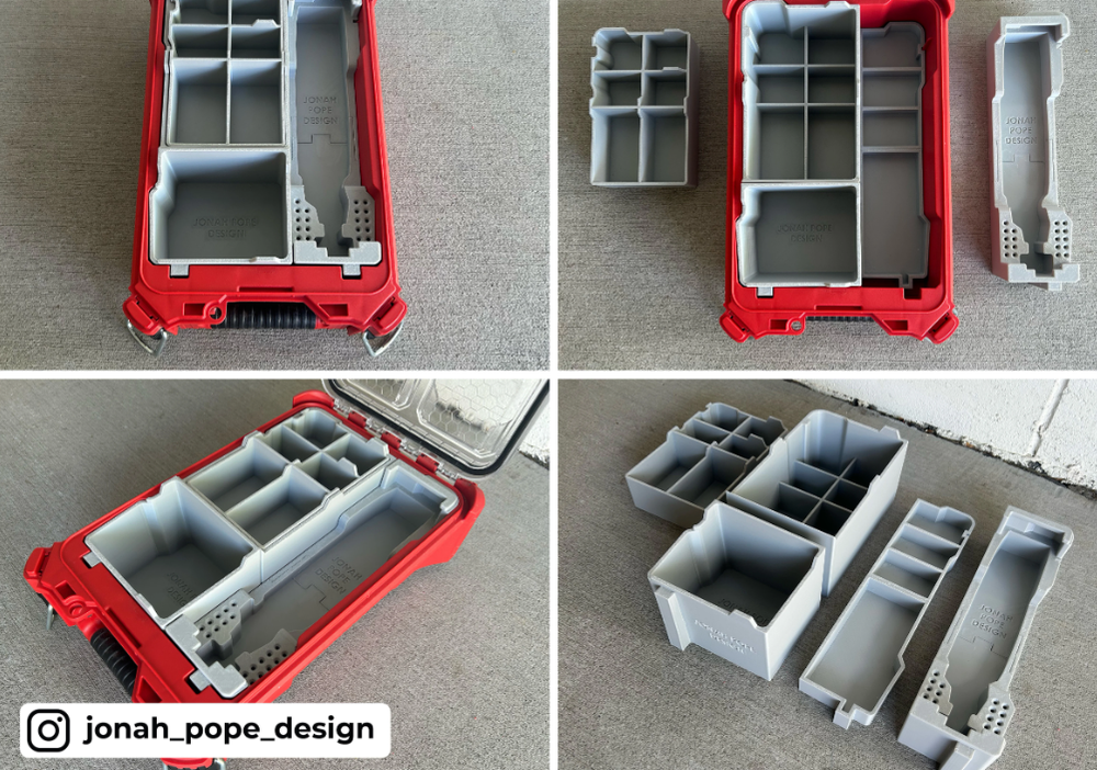 Milwaukee Packout Insert for M12 Rotary Tool Brushless (Insert Only)