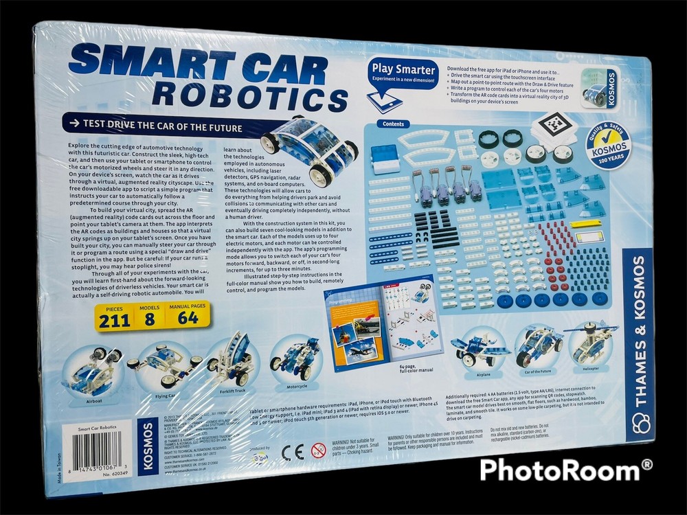 🔥 Smart Car Robotics Thames & Kosmos Remote Control Programable Car Science Kit
