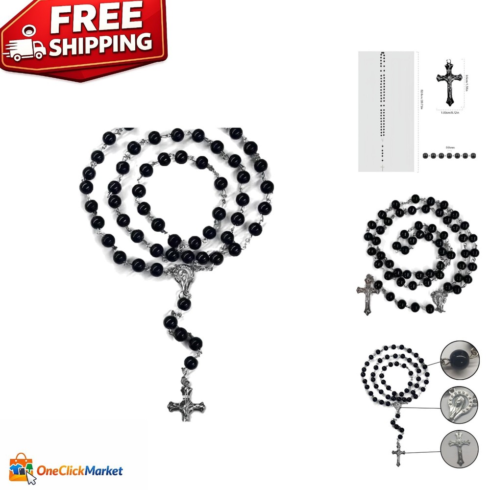 Durable Zinc Alloy Rosary Beads – Perfect Gift for Family and Special Occasions