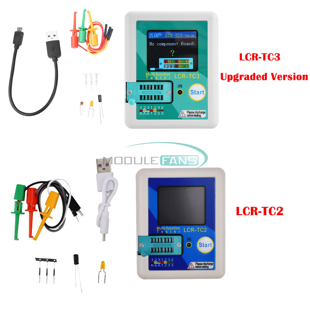 LCR-TC2 / LCR-TC3 High-precision Transistor Tester Diode Capacitance Test Meter
